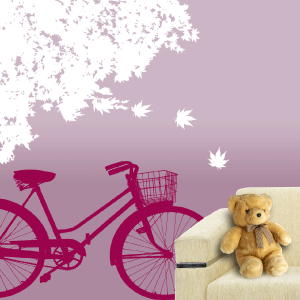 A bicyclette